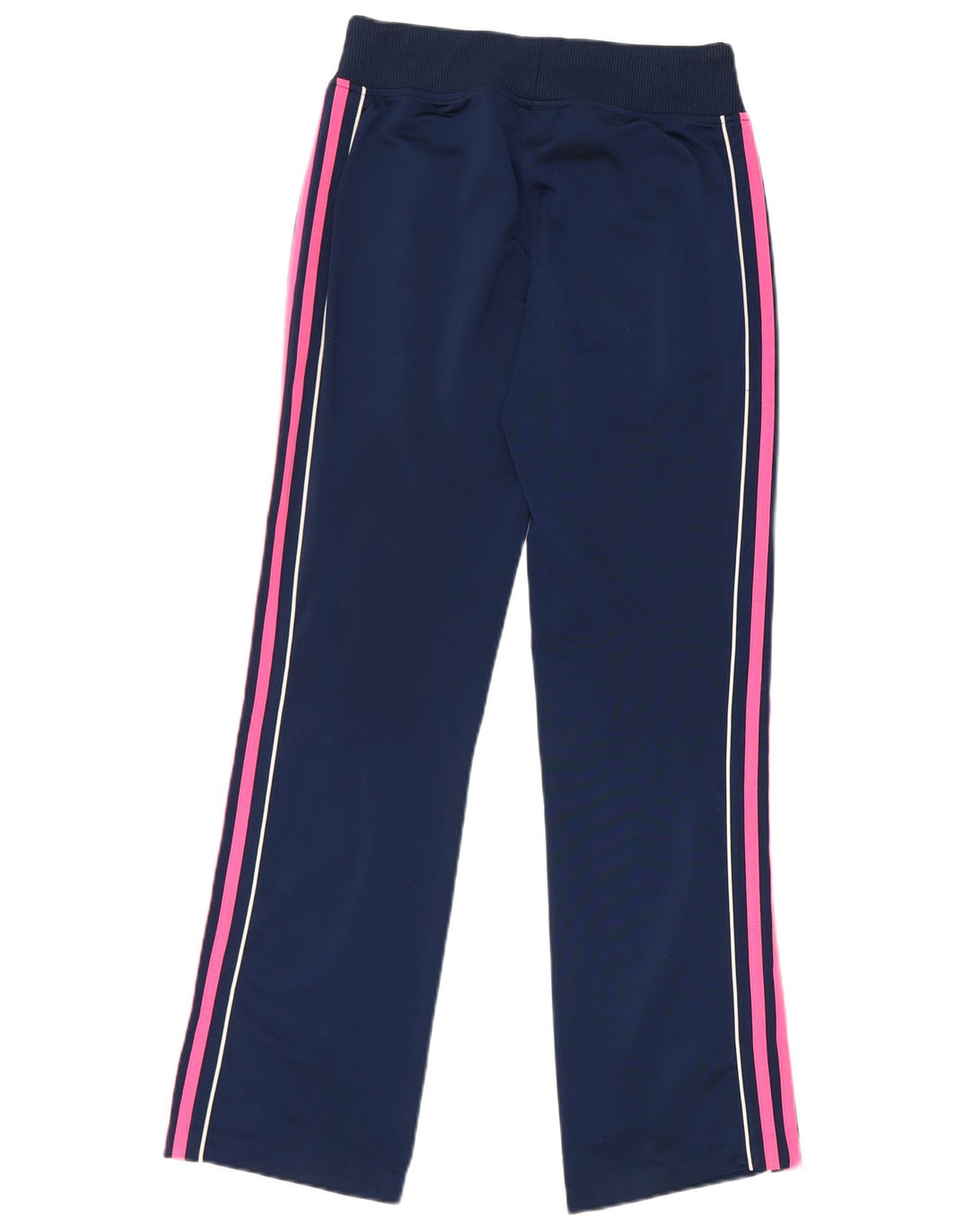 Adidas Womens Tracksuit Trousers UK 8 Small Navy Blue Polyester