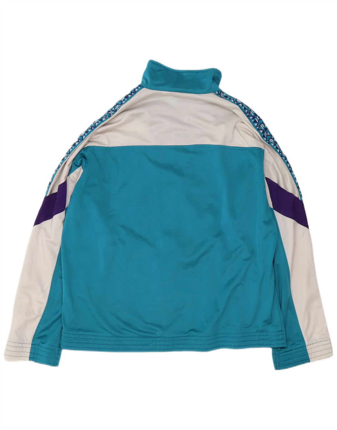 Lotto Mens Graphic Full Tracksuit XL  Blue Colourblock Polyester