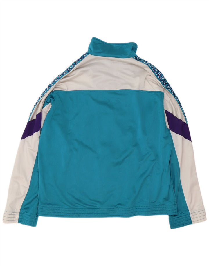 Lotto Mens Graphic Full Tracksuit XL  Blue Colourblock Polyester