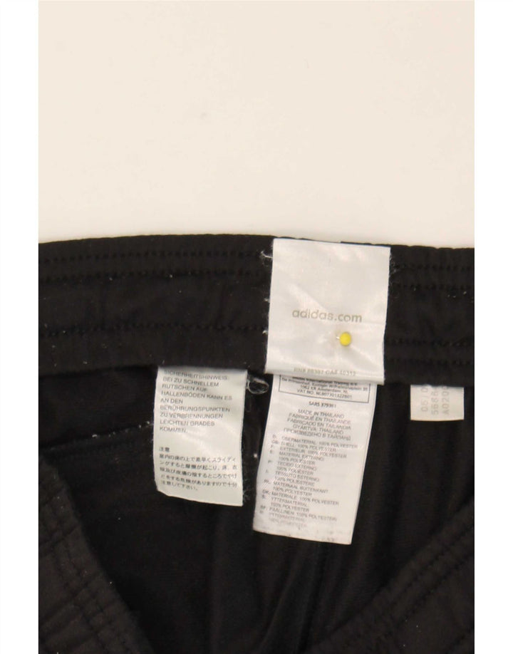 Adidas Mens Tracksuit Trousers Small Black Polyester