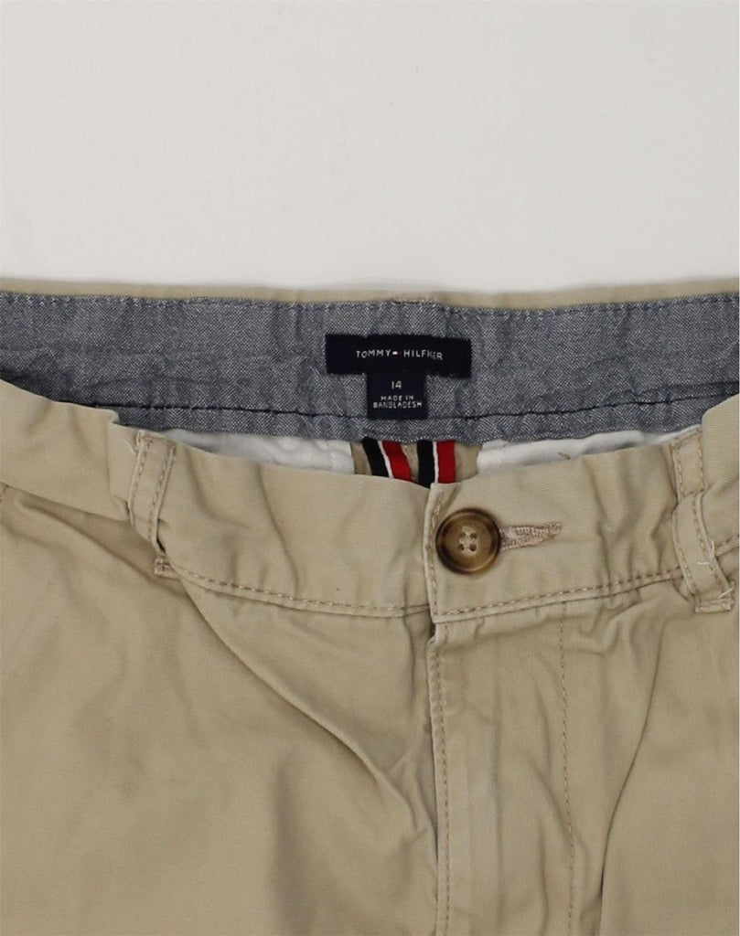 TOMMY HILFIGER Boys Straight Chino Trousers 13-14 Years W28 L27 Grey | Vintage Tommy Hilfiger | Thrift | Second-Hand Tommy Hilfiger | Used Clothing | Messina Hembry 