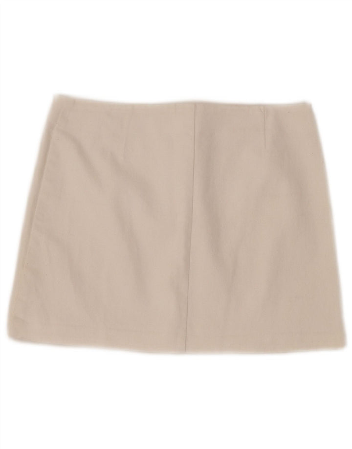 Benetton Womens Mini Skirt W28 Medium White