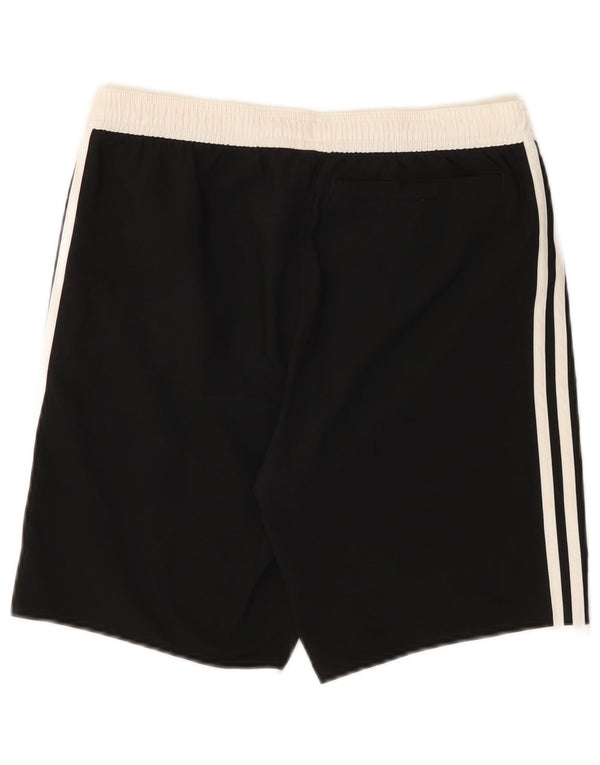 Adidas Boys Sport Shorts 13-14 Years Black Colourblock Polyester