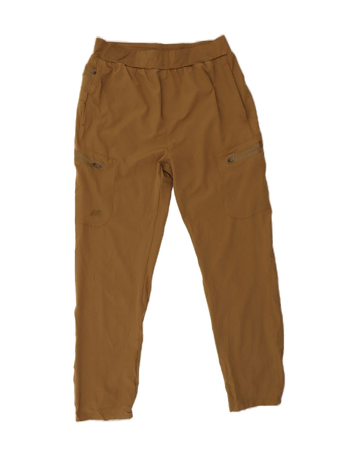 NEW BALANCE Womens Slim Cargo Trousers Large W32 L29 Brown Polyester Vintage New Balance and Second-Hand New Balance from Messina Hembry 
