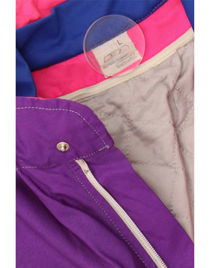 AXO Womens Racer Jacket UK 16 Large Multicoloured Colourblock Polyamide