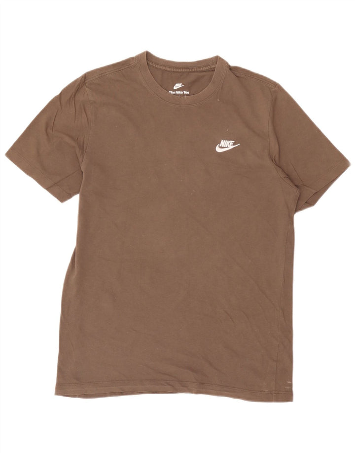 Nike Mens T-Shirt Top Medium Grey Cotton