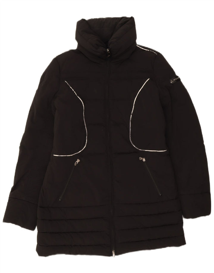 PEUTEREY Womens Padded Coat IT 46 Large Black Polyamide