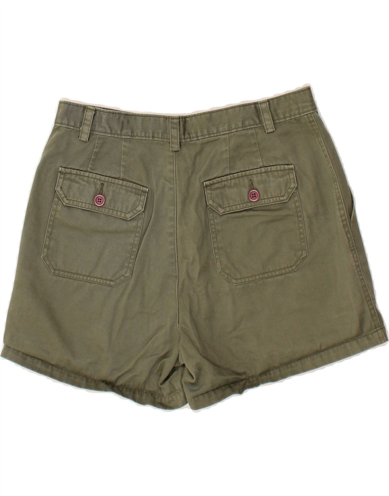 J. CREW Womens Chino Shorts US 10 Large W32  Khaki Cotton Vintage J. Crew and Second-Hand J. Crew from Messina Hembry 