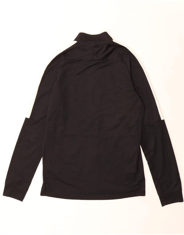 Nike Mens Dri Fit Tracksuit Top Jacket Medium Black Colourblock Polyester