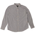 DOCKERS Mens Classic Fit Shirt XL Blue Check Cotton
