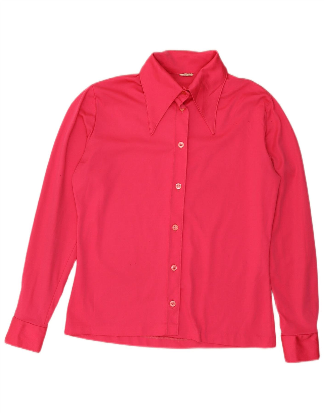 Diolen Loft Womens Shirt Blouse IT 42 Medium Pink Polyester