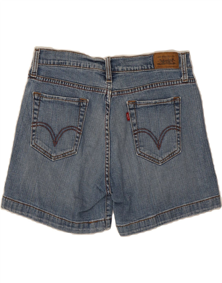 LEVI'S Womens 515 Denim Shorts US 8 Medium W32 Blue Cotton Vintage Levi's and Second-Hand Levi's from Messina Hembry 