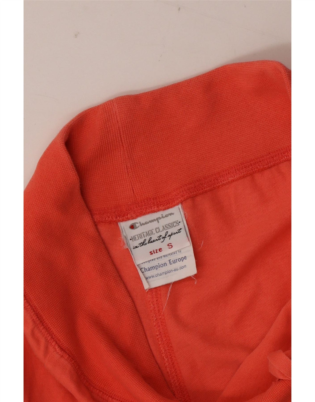 Champion Womens Heritage Classics Tracksuit Trousers UK 8 Small Orange