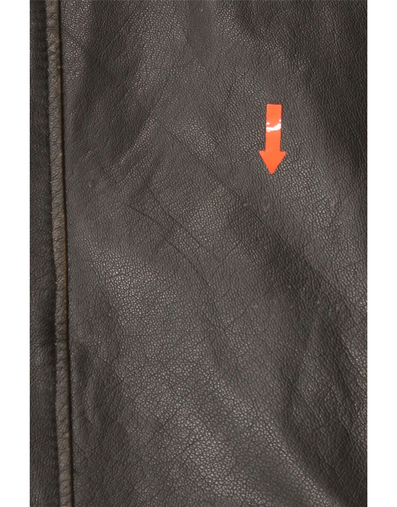 AVIATRIX Mens Leather Jacket UK 40 Large Black Leather Vintage Aviatrix and Second-Hand Aviatrix from Messina Hembry 