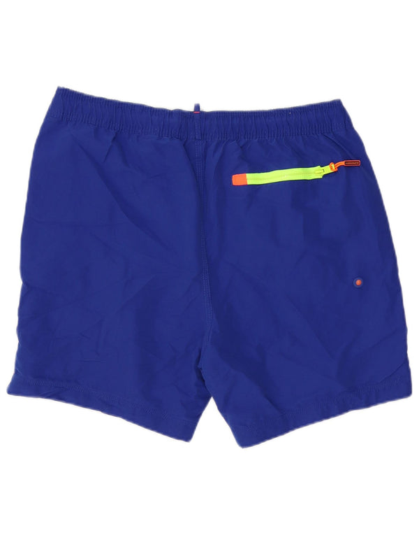 Superdry Mens Graphic Swimming Shorts Large  Blue Polyester