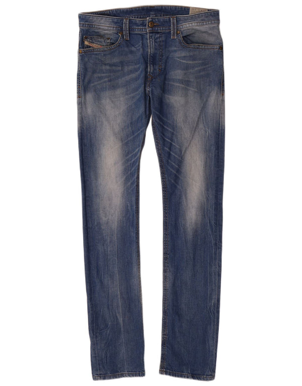 Diesel Mens Slim Jeans W31 L32 Blue Cotton