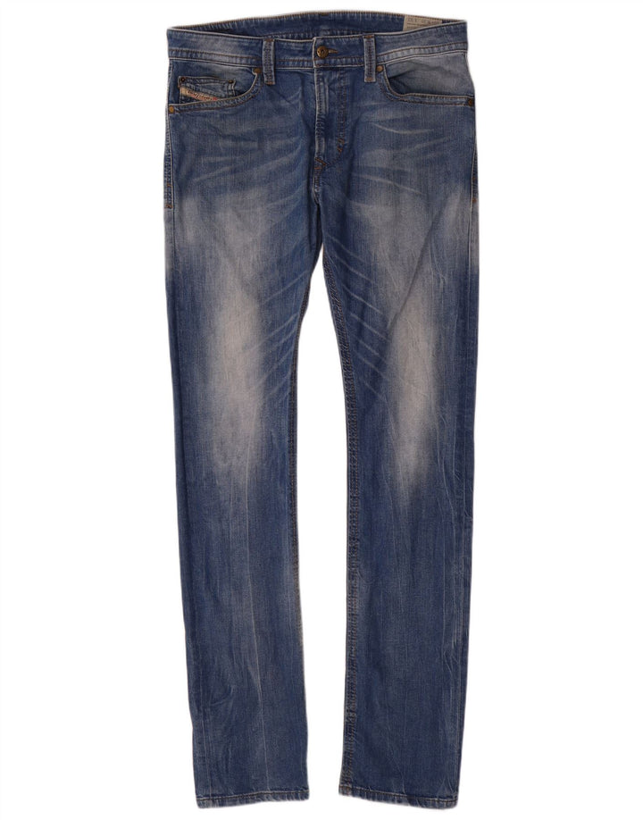 Diesel Mens Slim Jeans W31 L32 Blue Cotton