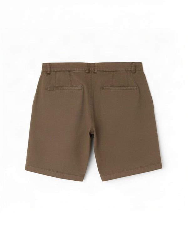 Dack's Mens Regular Fit Chino Shorts IT 48 Medium W32 Khaki Linen
