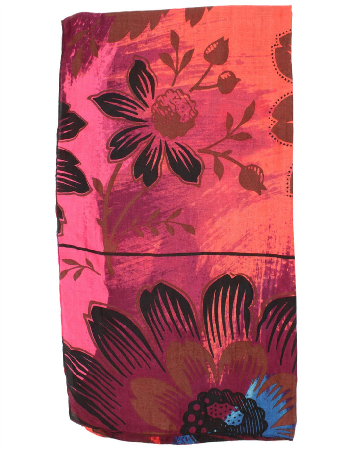 Desigual Womens Graphic Rectangle Scarf One Size Multicoloured Bohemian