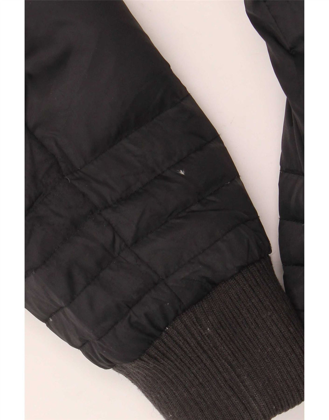Playlife Womens Hooded Padded Coat UK 12 Medium Black Polyamide