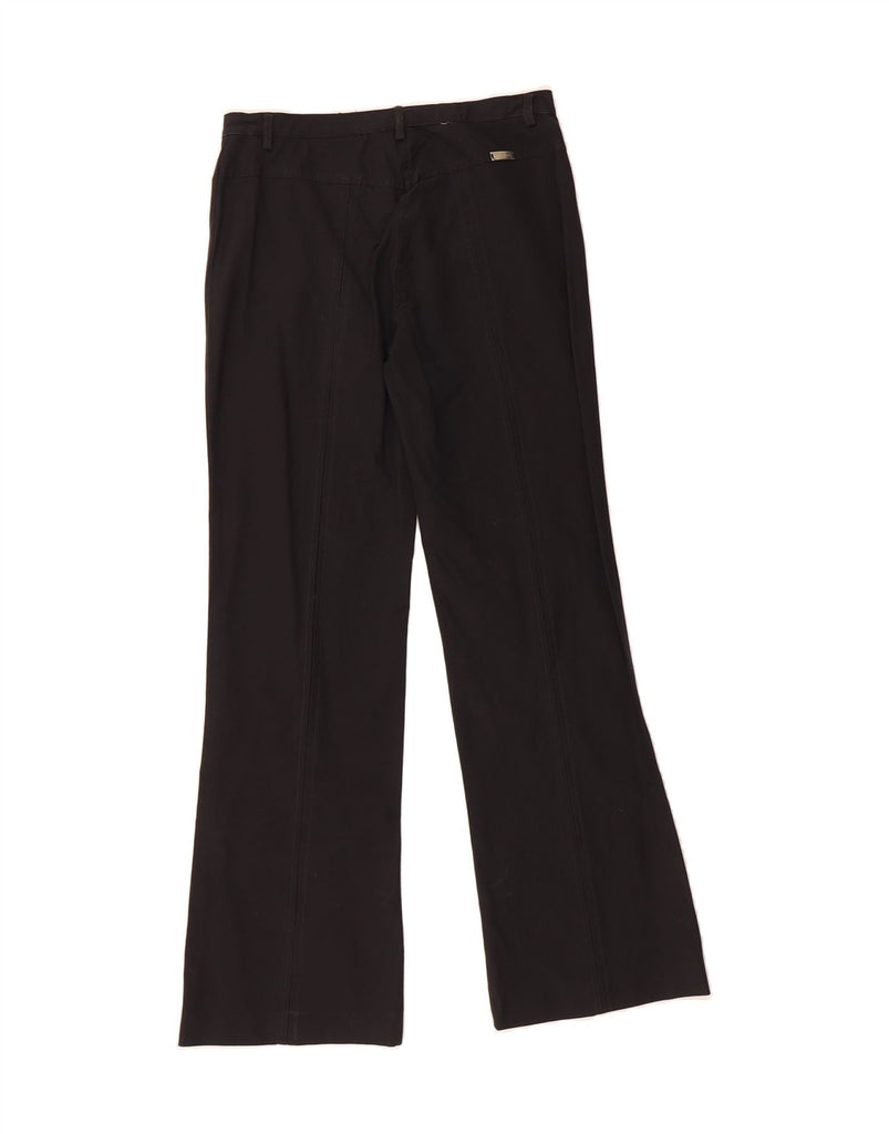 CERRUTI 1881 Womens Bootcut Casual Trousers W30 L31 Black Cotton Vintage Cerruti 1881 and Second-Hand Cerruti 1881 from Messina Hembry 