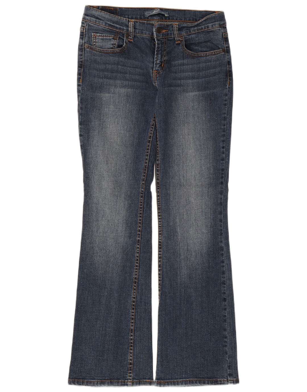 Levi's Womens Flared Jeans US 7 Medium W30 L31 Blue Cotton
