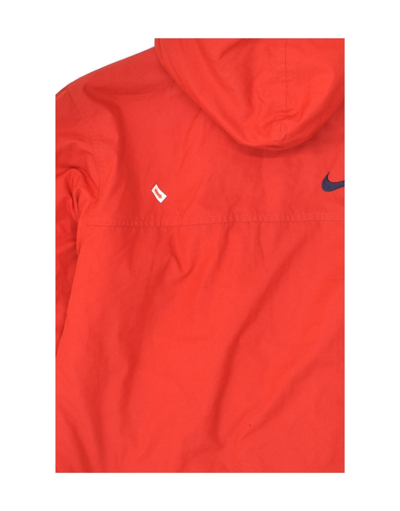 NIKE Boys Hooded Windbreaker Jacket 14-15 Years Large Red | Vintage Nike | Thrift | Second-Hand Nike | Used Clothing | Messina Hembry 