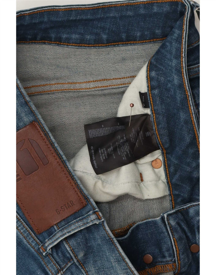 G-Star Mens 3301 Slim Jeans W34 L34 Blue Cotton