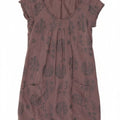 White Stuff Womens Sheath Dress UK 10 Small Grey Floral Viscose