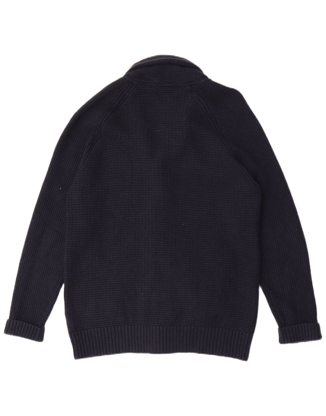 FAT FACE Mens Cardigan Sweater XL Navy Blue Cotton