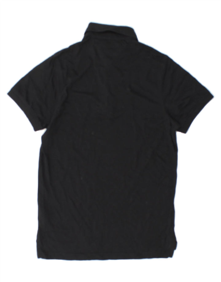 TOMMY HILFIGER Mens Polo Shirt Small Black Cotton Vintage Tommy Hilfiger and Second-Hand Tommy Hilfiger from Messina Hembry 