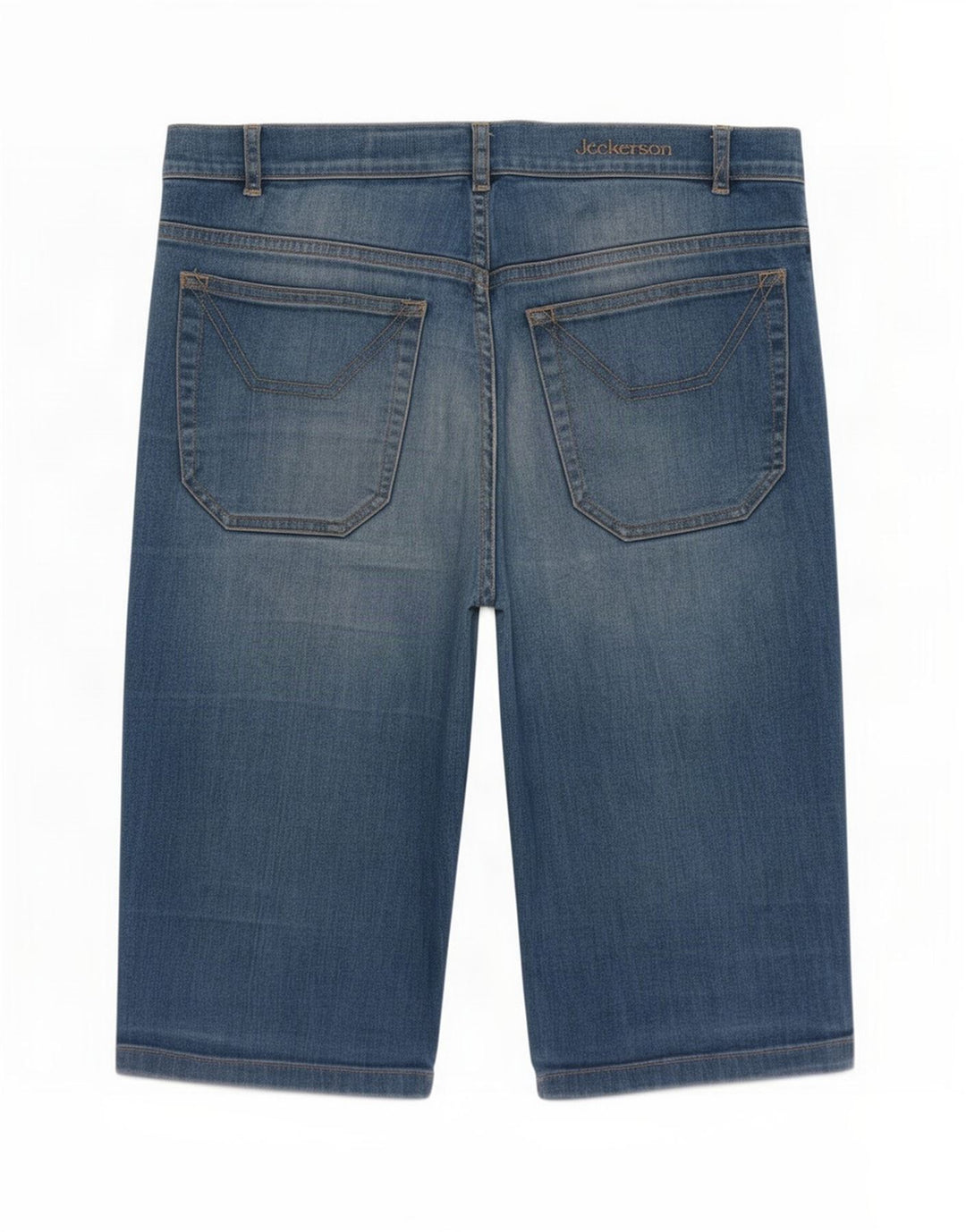 Jeckerson Womens Bermuda Denim Shorts Medium W30 Blue Cotton