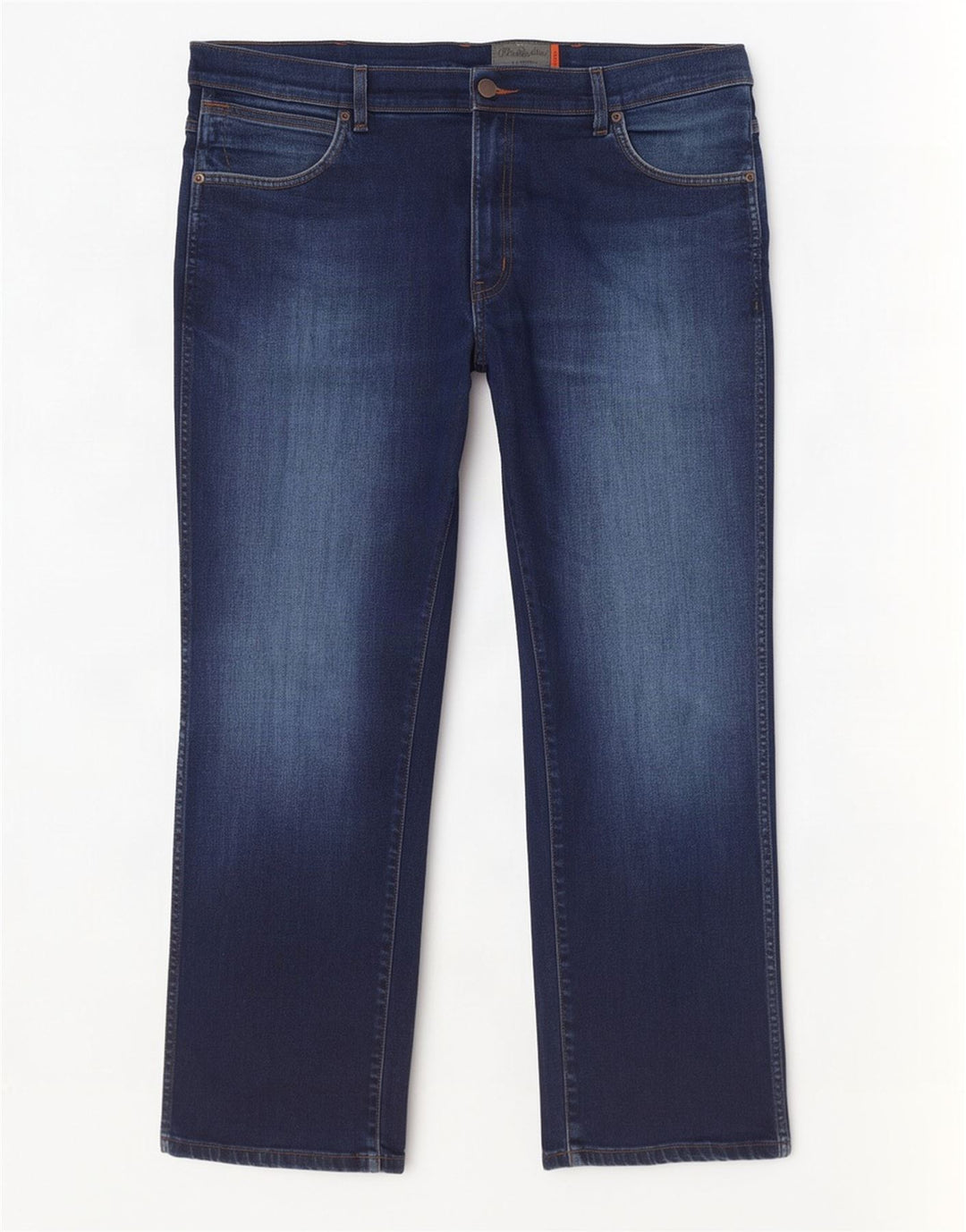 Wrangler Mens Texas Stretch Straight Jeans W38 L30 Blue Cotton