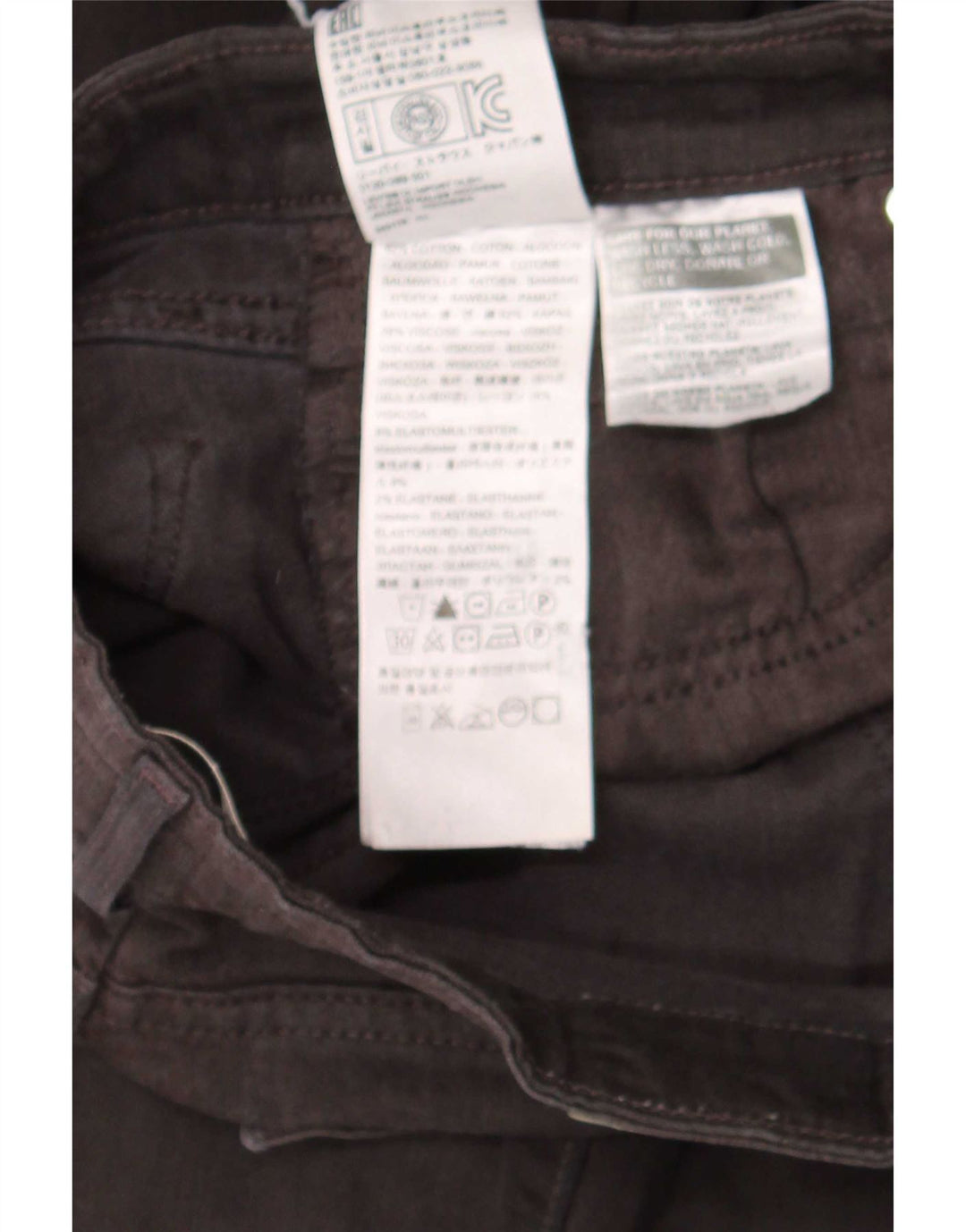 Levi's Womens 712 Slim Jeans W26 L30 Black Cotton