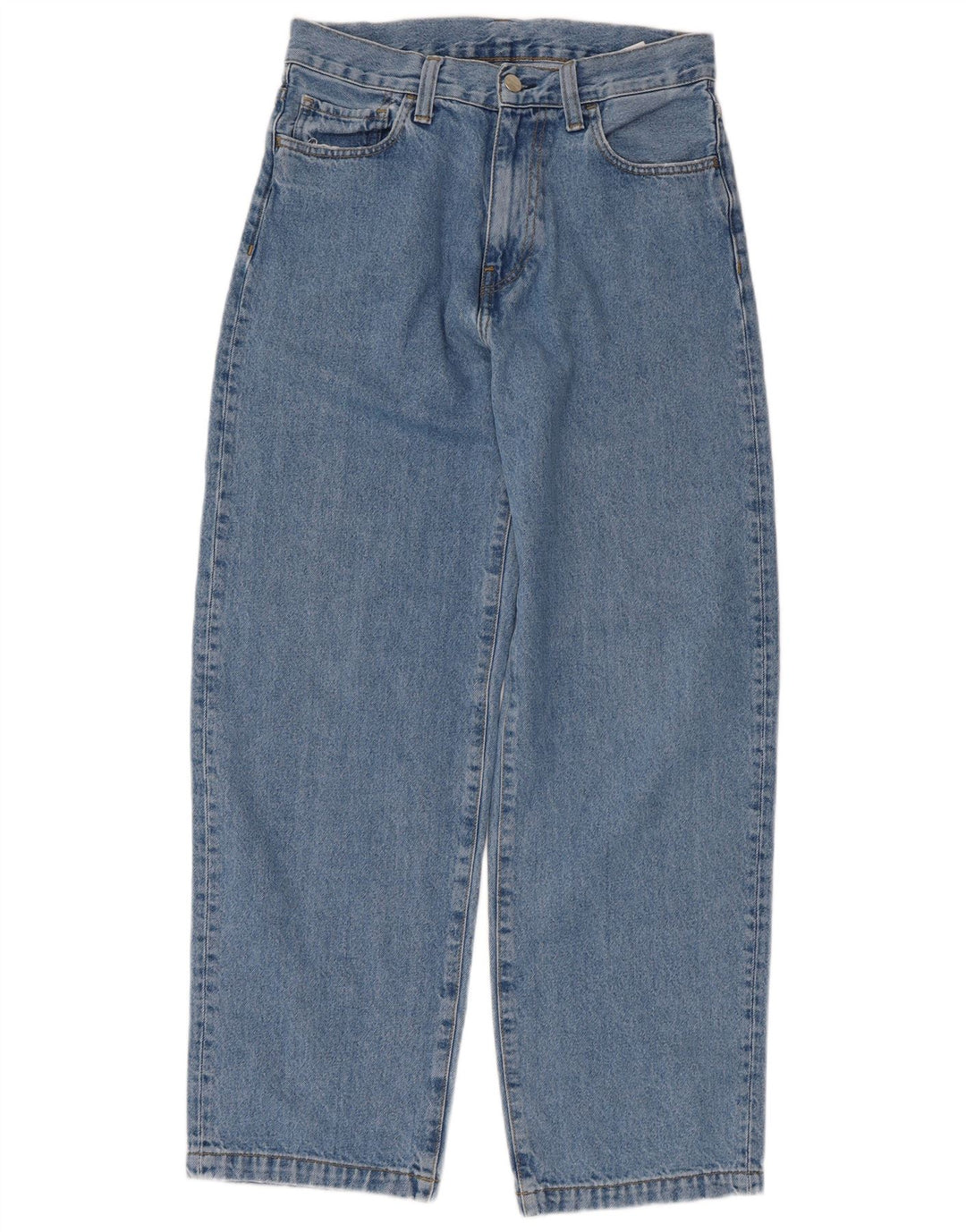 CARHARTT Womens High Waist Tapered Jeans W27 L28 Blue Cotton