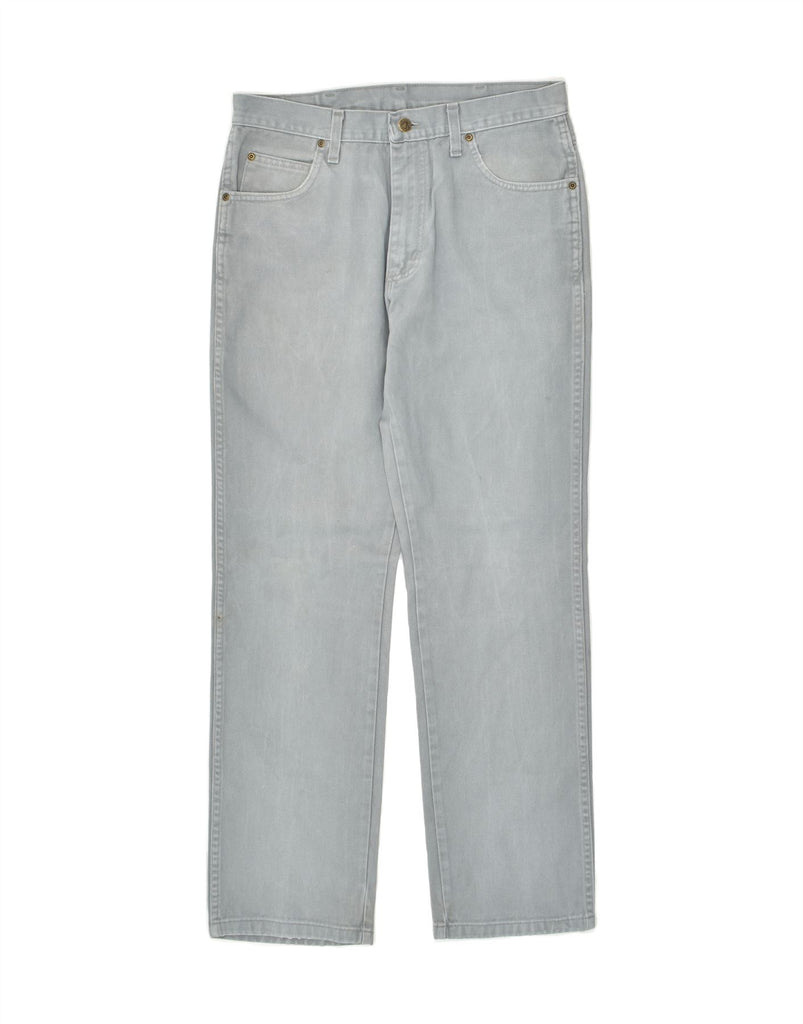 WRANGLER Mens Regular Straight Jeans W33 L32 Grey Cotton Vintage Wrangler and Second-Hand Wrangler from Messina Hembry 