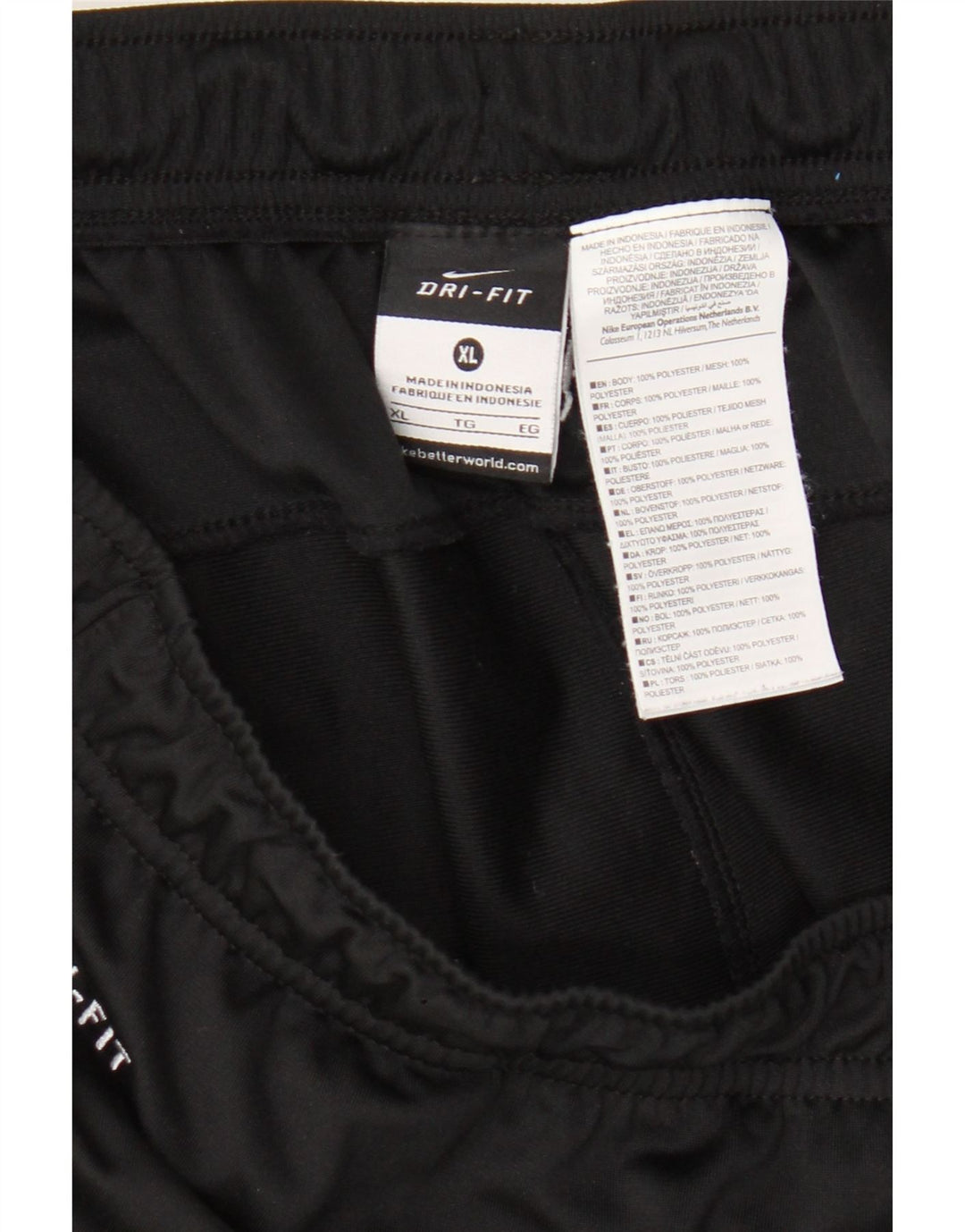 Nike Mens Dri Fit Sport Shorts XL Black Polyester