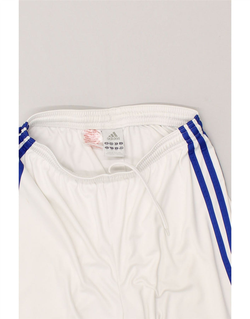 ADIDAS Mens Graphic Sport Shorts XS White | Vintage Adidas | Thrift | Second-Hand Adidas | Used Clothing | Messina Hembry 