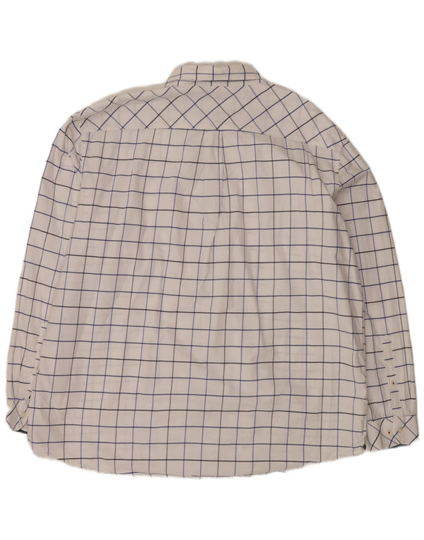 Joules Mens Classic Fit Shirt 3XL White Check Cotton