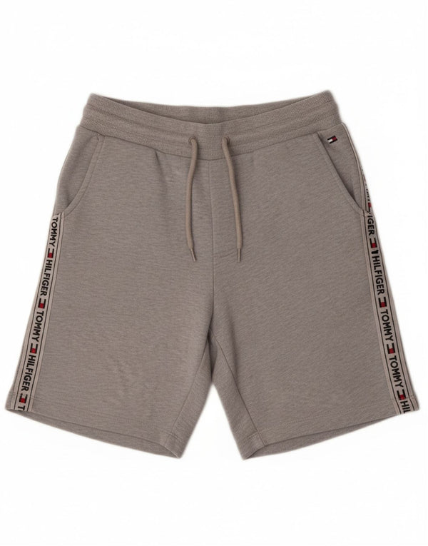 Tommy Hilfiger Mens Graphic Sport Shorts Medium  Grey Cotton