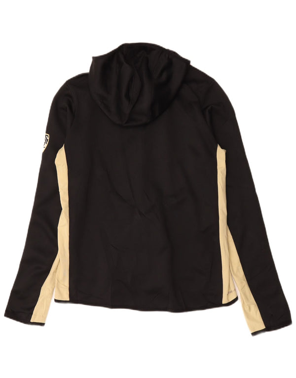 Nike Womens Colorado Zip Hoodie Sweater UK 14 Medium Black Colourblock