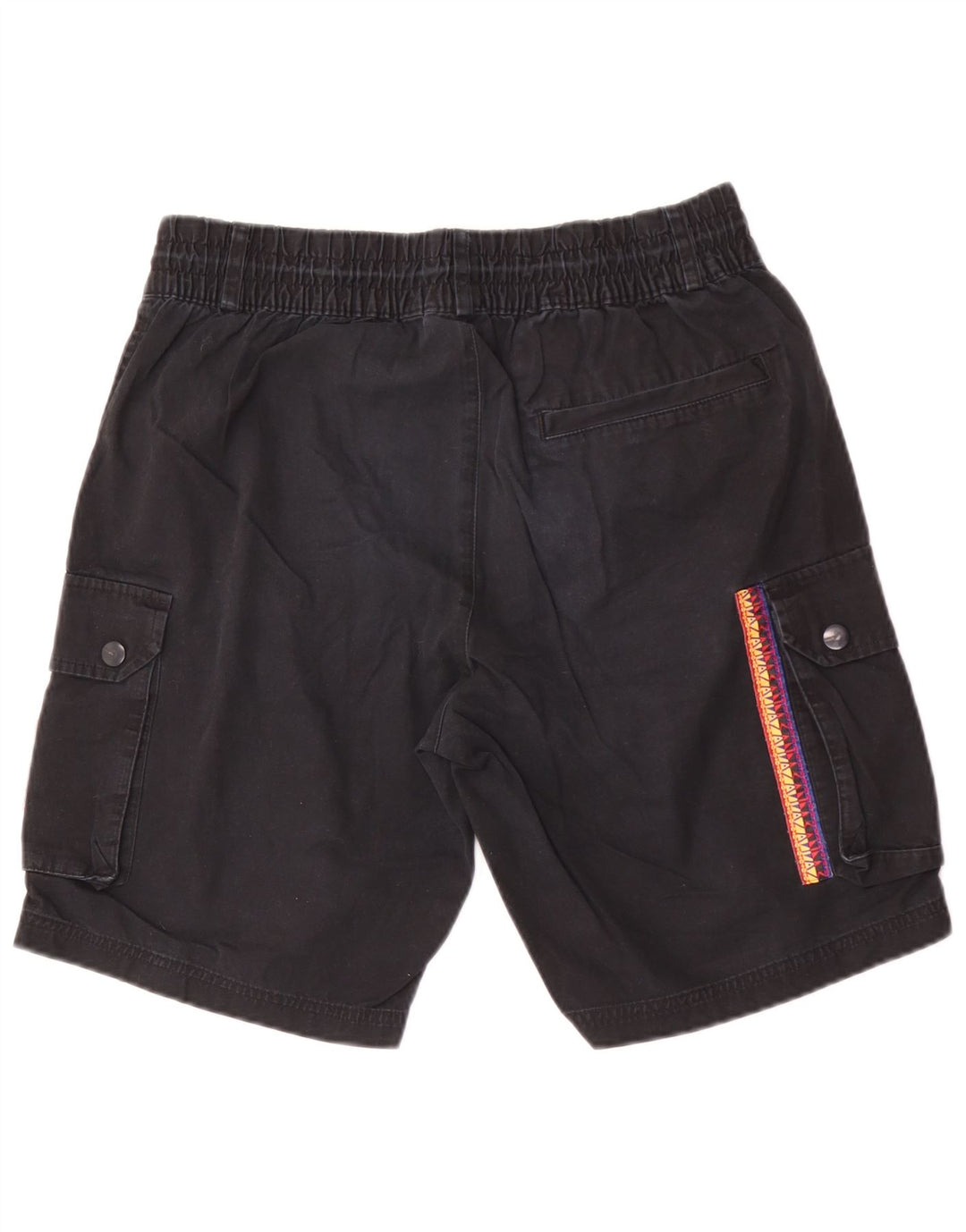 Adidas Mens Cargo Shorts Medium W30 Black Cotton