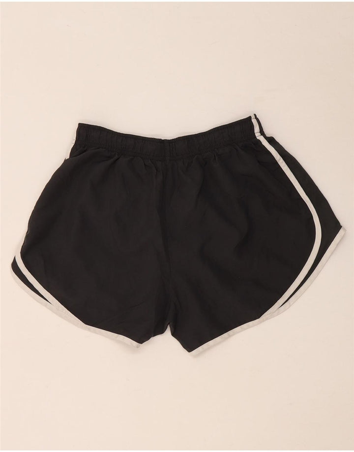 NIKE Womens Dri Fit Sport Shorts UK 12 Medium Grey Polyester