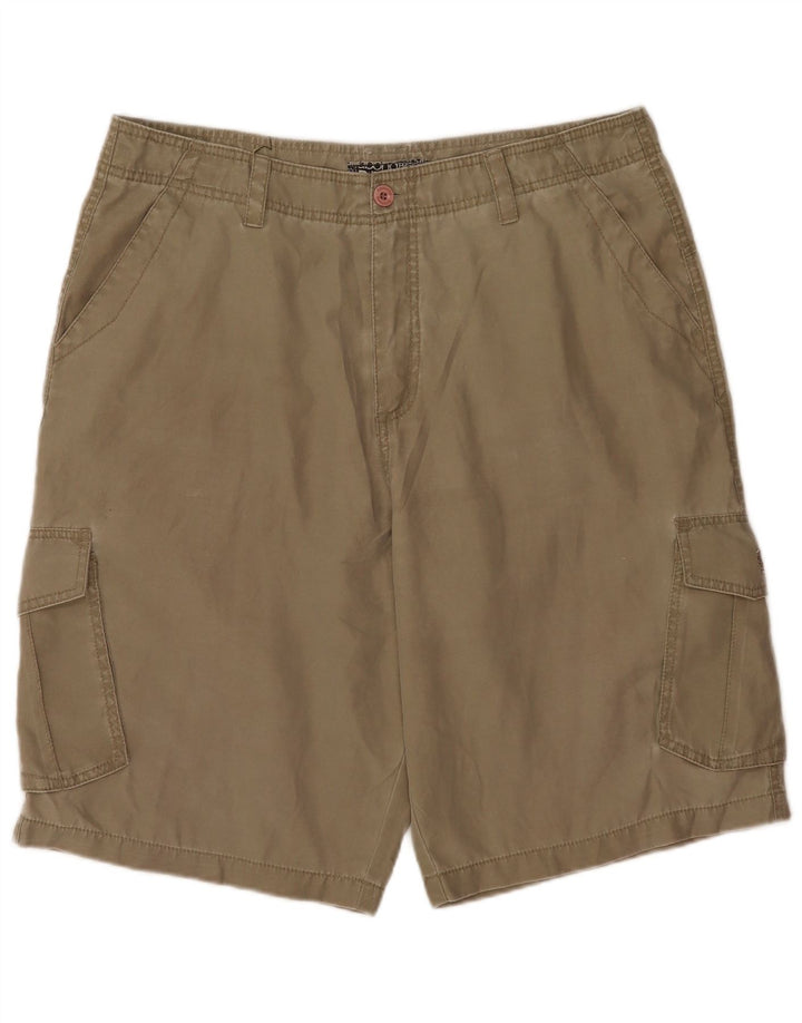 Billabong Mens Cargo Shorts W34 Large Khaki Polyester