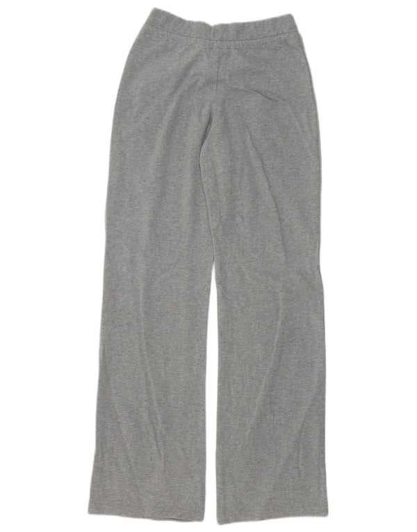 Nike Womens Relaxed Fit Tracksuit Trousers UK 8/10 Small  Grey Cotton