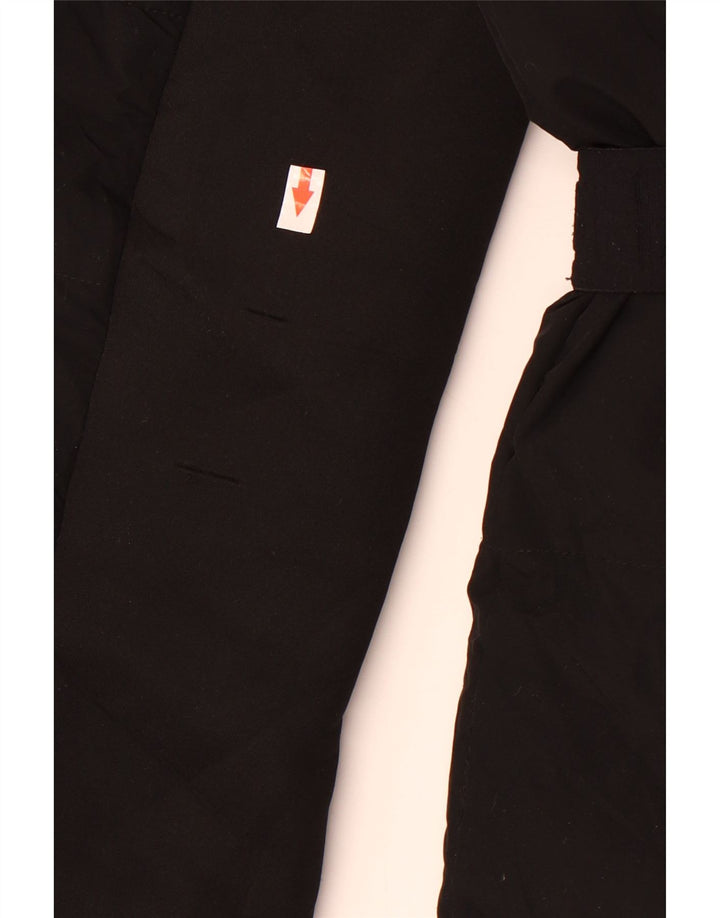 Michael Kors Womens Hooded Padded Coat UK 14 Medium Black Polyester