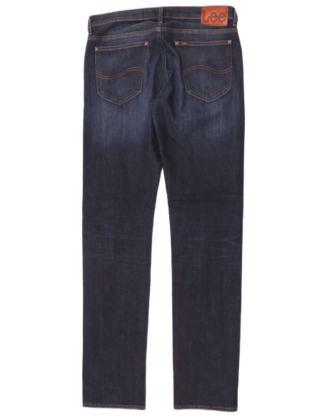 Lee Mens Daren Slim Jeans W33 L36 Navy Blue Cotton