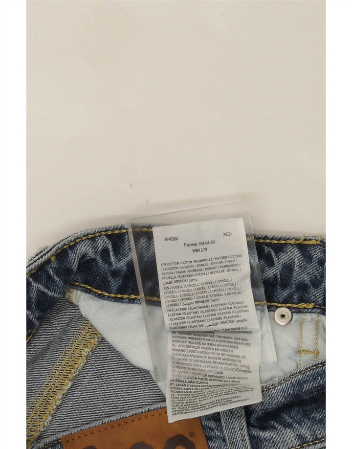 Lee Womens Carol Slim Jeans W25 L27 Blue Cotton
