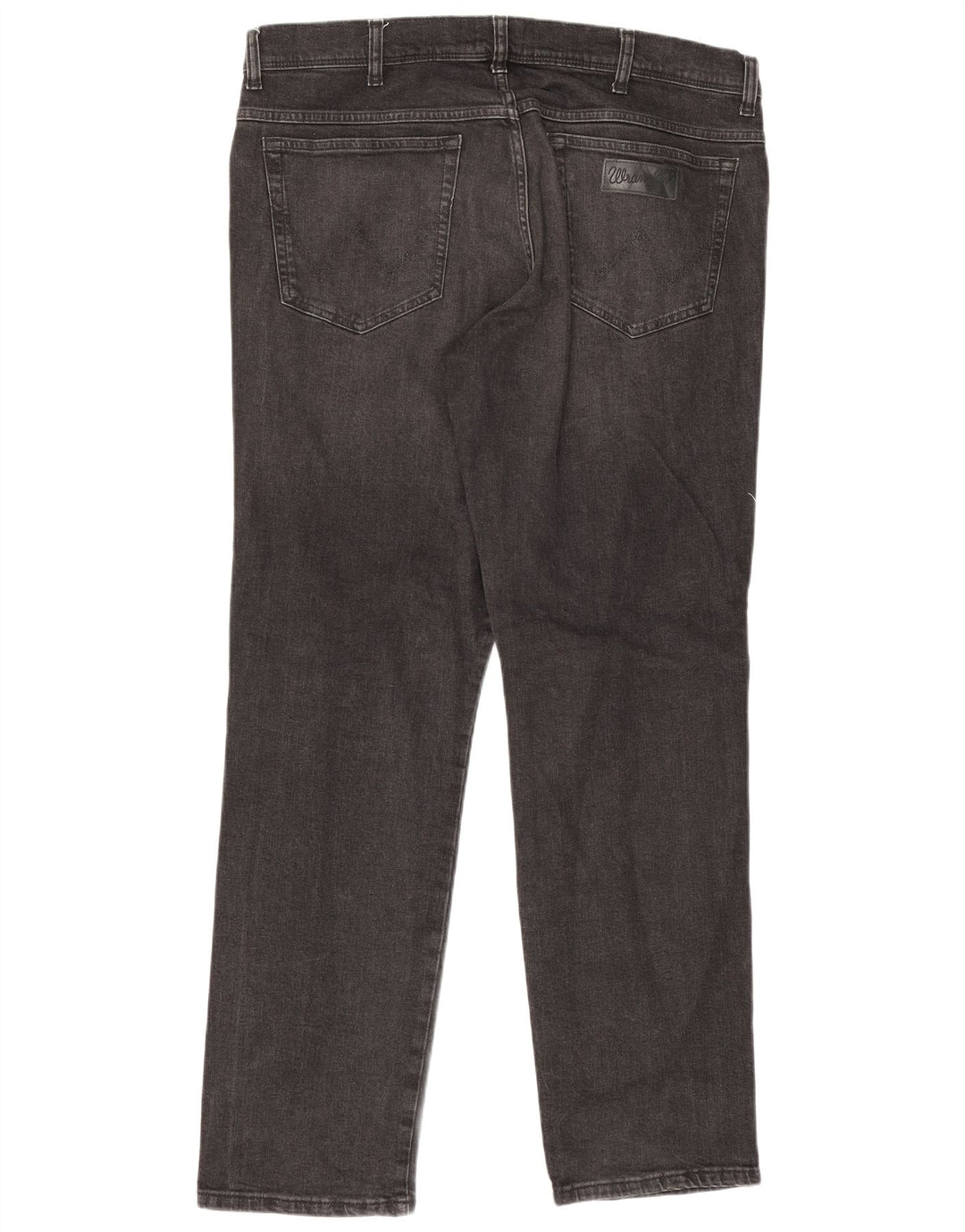 Wrangler Mens Texas Slim Jeans W38 L34 Grey Cotton