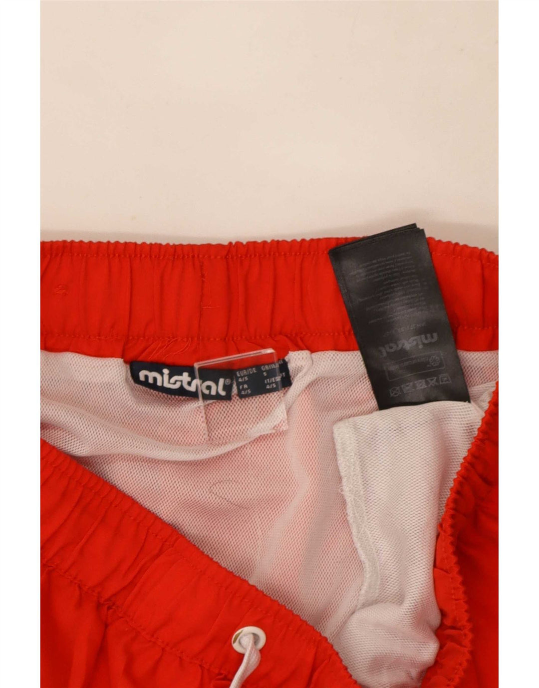 Mistral Mens Swimming Shorts Small Red Polyester